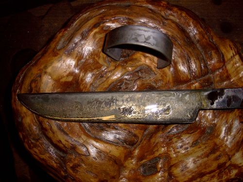 Joes Damastmesser und Damast Armreifen beide 128 Lagen