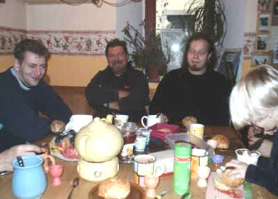 beim Fruehstuecken
